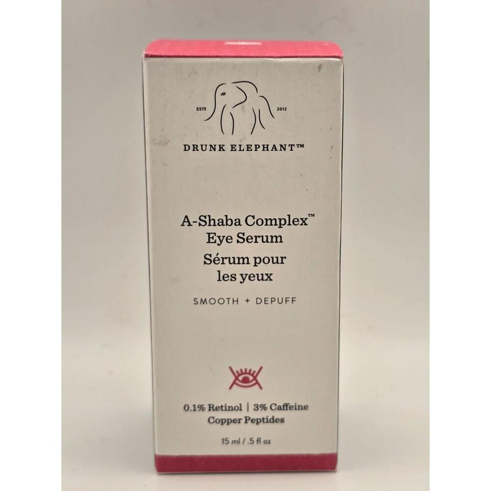 Drunk Elephant A-Shaba Complex by Drunk Elephant, .5 oz Eye Serum With Box